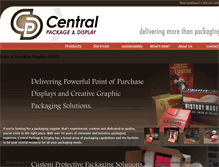 Tablet Screenshot of centralpackage.com
